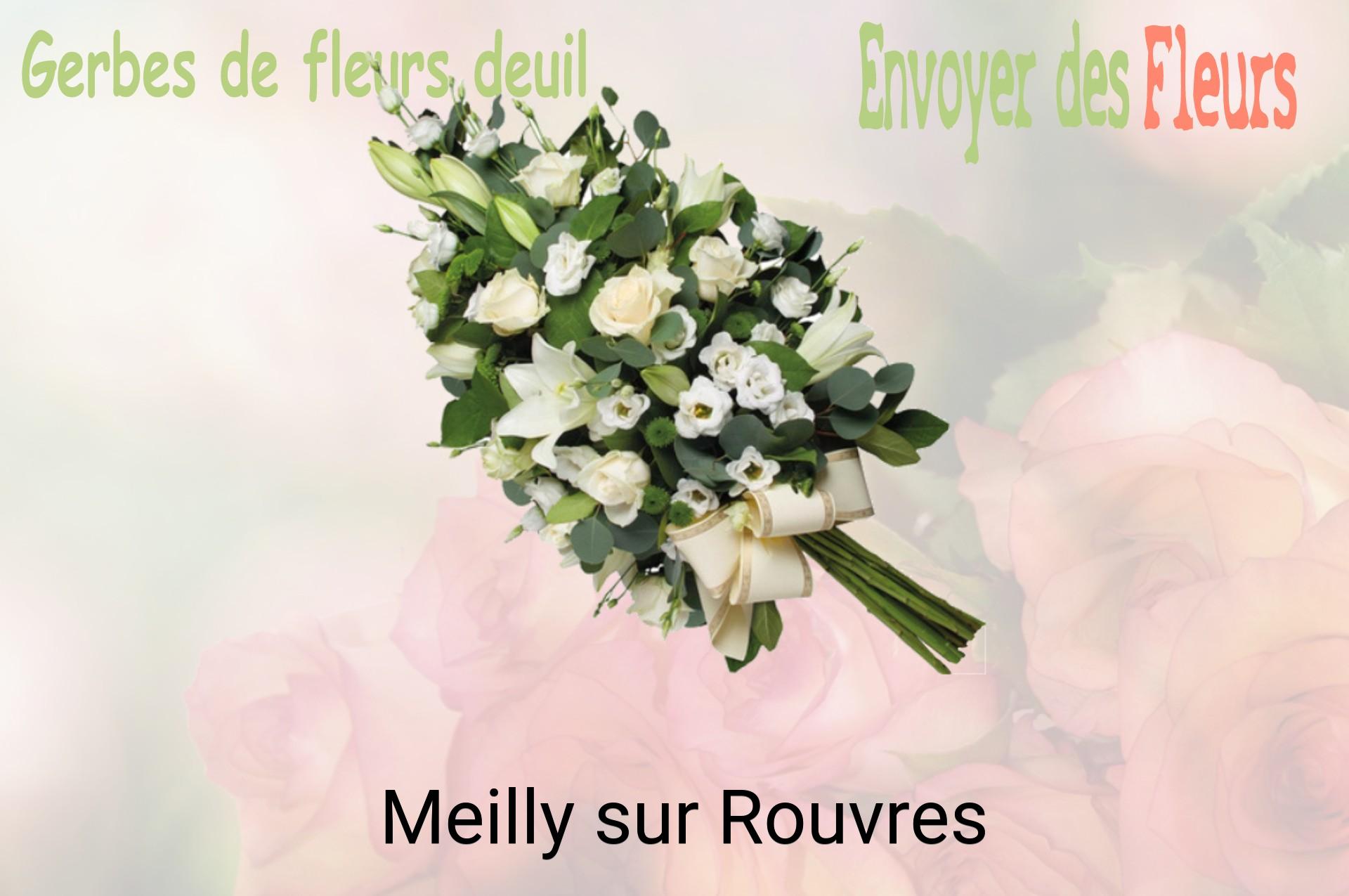 Gerbe de fleurs de deuil livrée à Meilly-sur-Rouvres